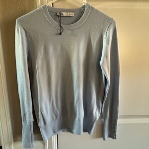 Light blues knit top